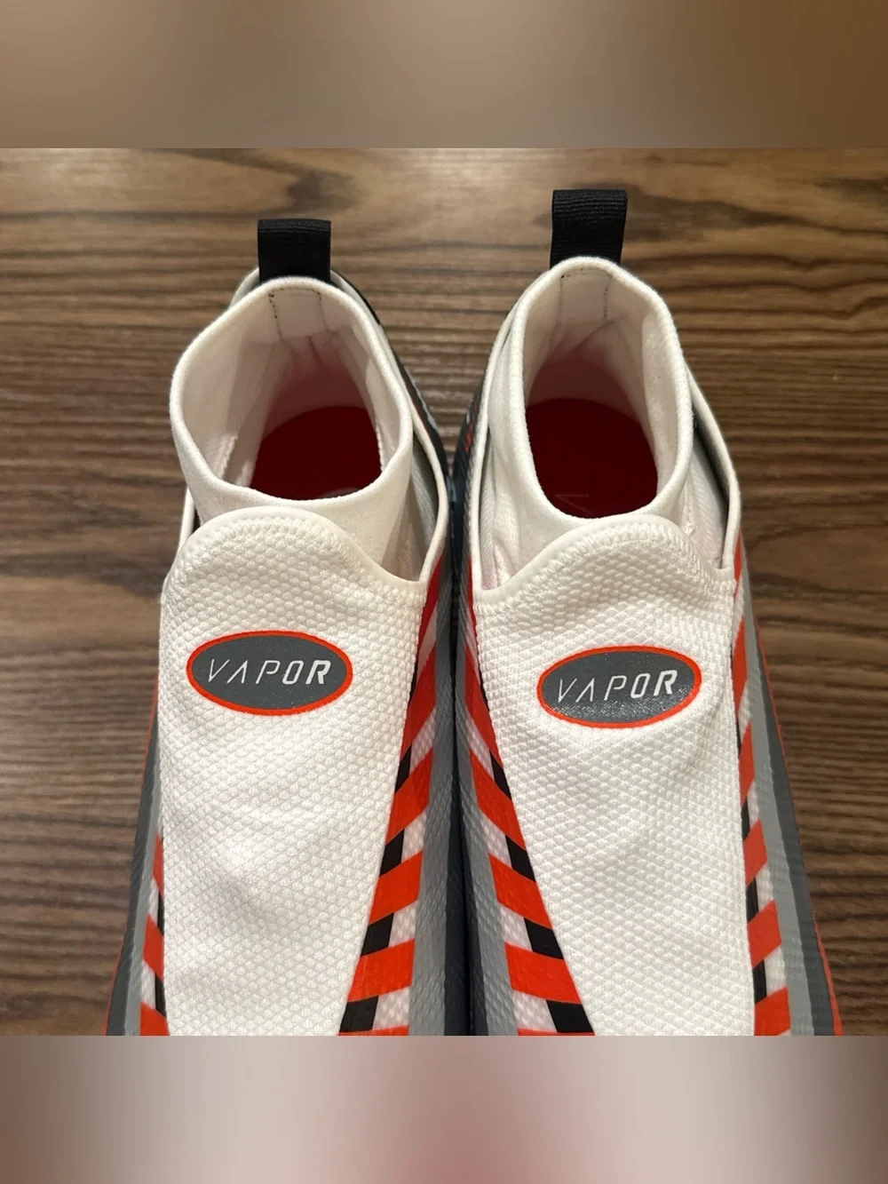 Size 12.5 Nike Vapor Edge Pro 360 Orange Black White Football Cleats DV0778-004